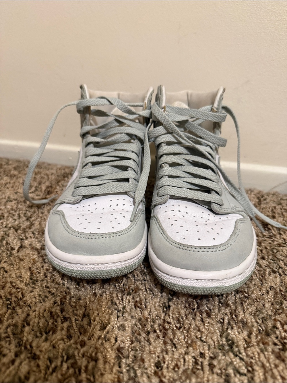 Nike Dunks High-Top Light Green/White - Picture 2 of 2